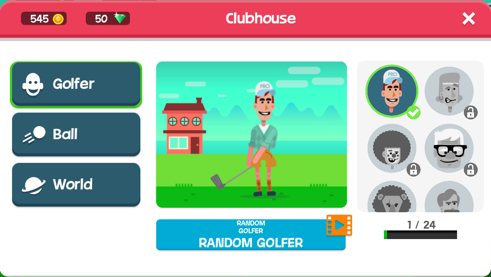 Visitez le clubhouse de l'Orbite de Golf